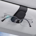 Leather Car Visor Sunglasses Holder