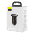 Baseus Grain Pro Car Charger (Dual USB 4.8A ) Black